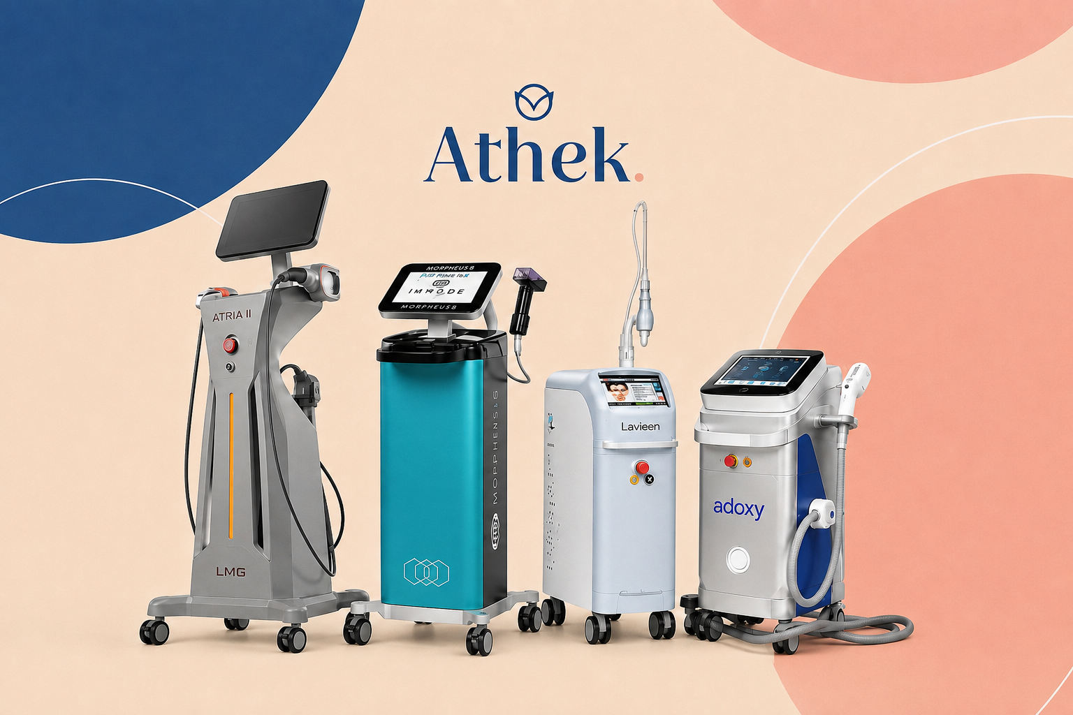 Tecnologias Athek para locação: Atria 2, Morpheus, Lavieen e Holonyak
